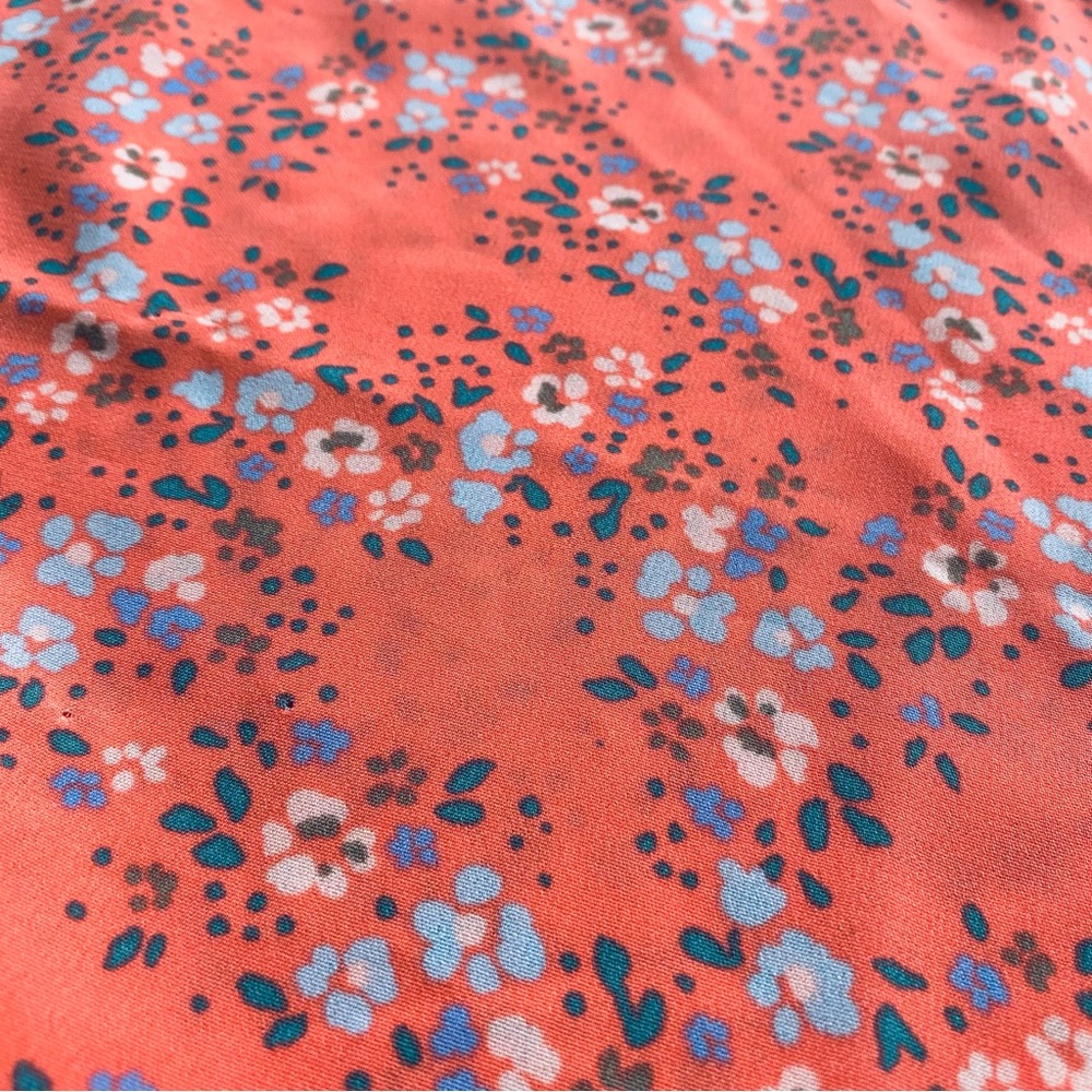Wild Pearl Peach Floral Sleeveless Top